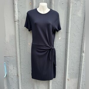 Kit & Ace Navy Tie Brushed dress, size M